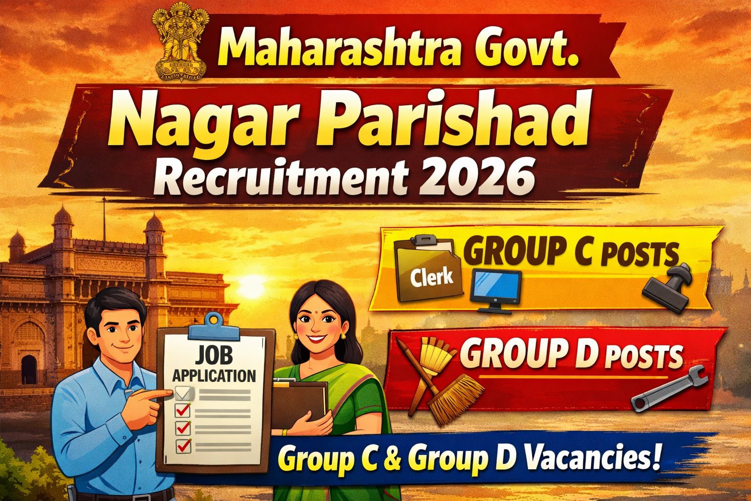 Nagarparishad Bharti Group C & D 2026 | लवकरच जाहिरात येण्याची शक्यता! |