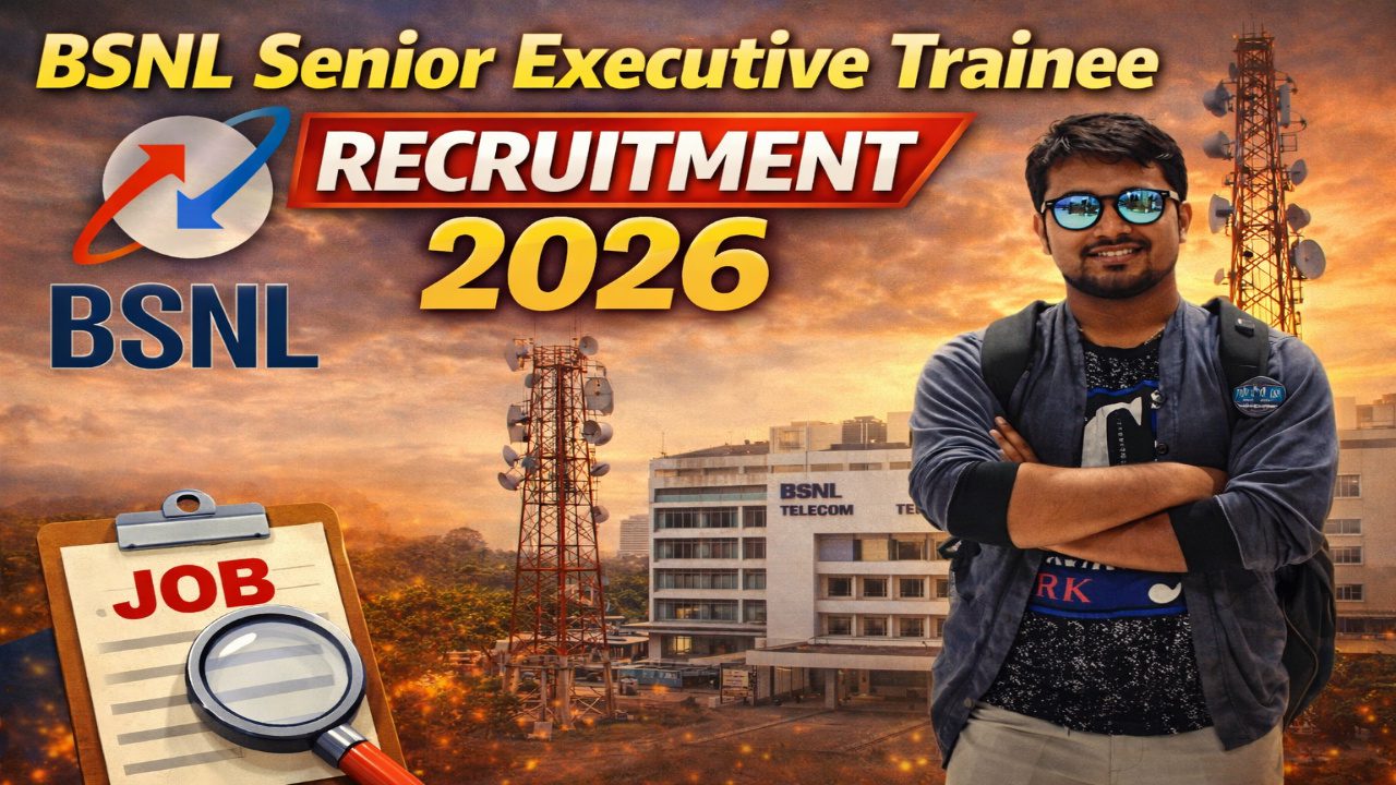 BSNL SET Recruitment 2026 : BSNL भरती २०२६: सरकारी नोकरीचे स्वप्न साकारण्याची सुवर्णसंधी - 'सिनियर एक्झिक्युटिव्ह ट्रेनी' पदांसाठी मेगा भरती !