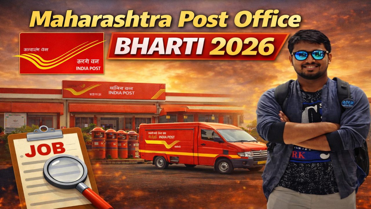 Maharashtra Post Office Bharti 2026 ! १०वी पास आहात? मग ही सुवर्णसंधी सोडू नका - थेट मेरिटवर निवड"