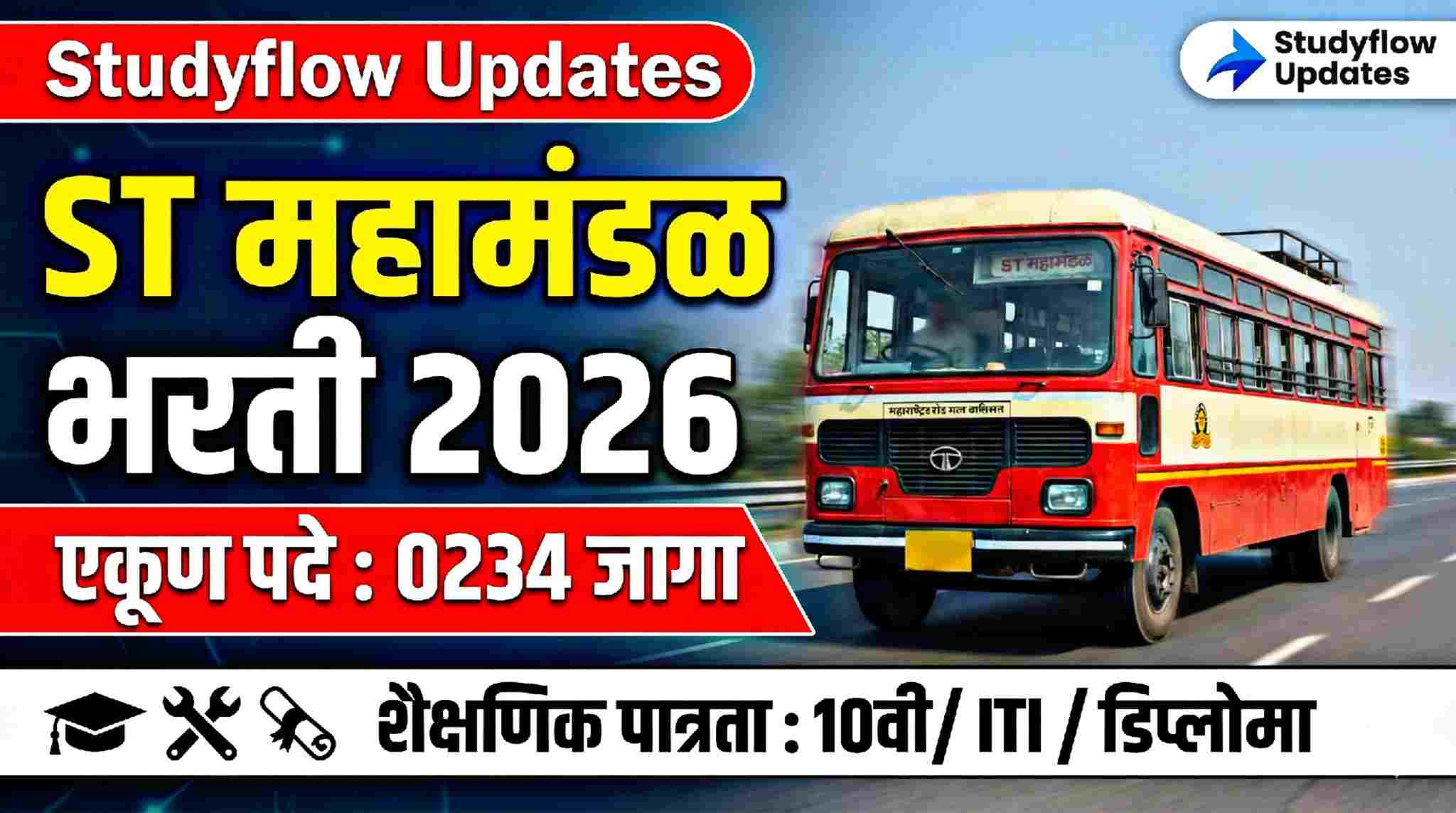 MSRTC Nashik Apprentice Bharti 2026 : MSRTC नाशिक विभाग शिकाऊ उमेदवार भरती २०२६: करिअरची सुवर्णसंधी आणि अर्ज प्रक्रिया