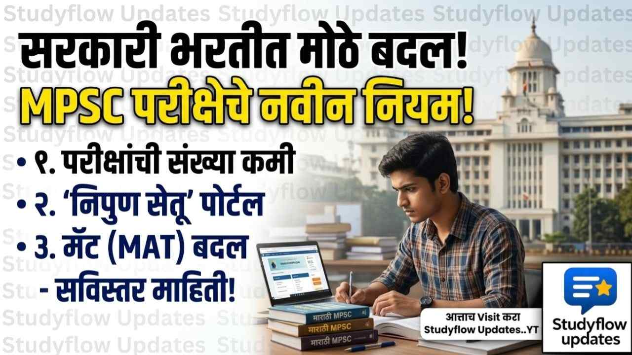 MPSC New Updates : महाराष्ट्र शासनाच्या भरती प्रक्रियेत ऐतिहासिक सुधारणा; उमेदवारांसाठी प्रक्रियेत सुलभता आणि तंत्रज्ञानाचा स्वीकार