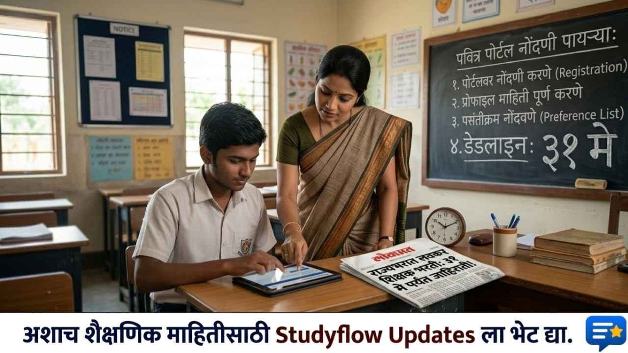 Maharashtra Shikshak Bharti Update 2026: राज्यभरात लवकरच शिक्षक भरती: 31 मे पर्यंत येणार जाहिराती (संपूर्ण माहिती)
