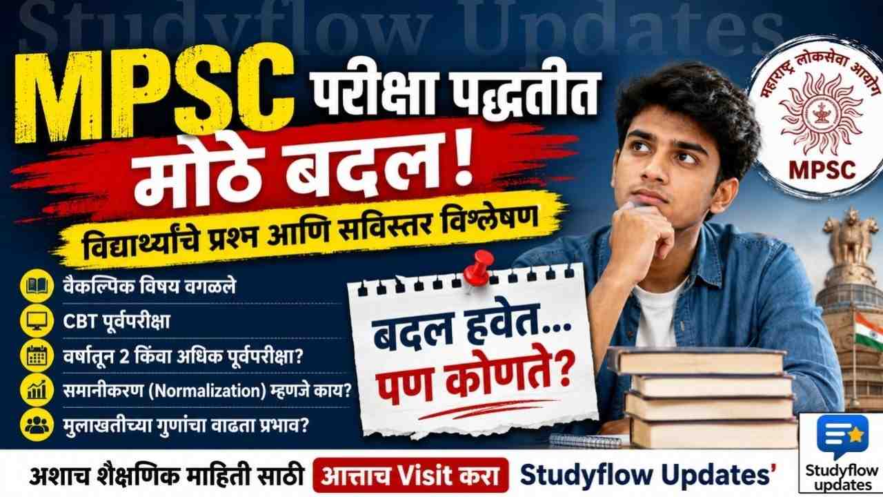 MPSC Exam Changes 2026 : एमपीएससी : बदल हवेत... पण कोणते? (सविस्तर विश्लेषण)