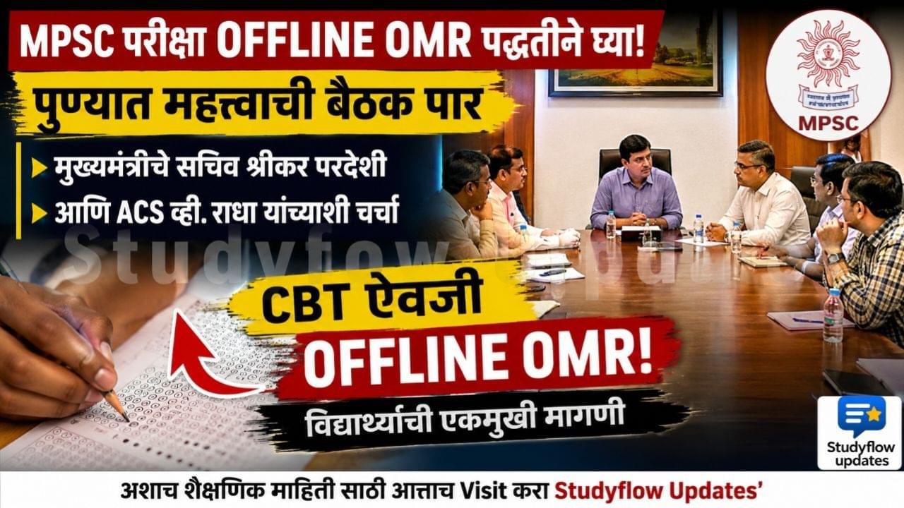 MPSC Online Exam Decision Postponed 2026 : MPSC विद्यार्थ्यांचा मोर्चा स्थगित; ऑनलाईन परीक्षा लादली जाणार नाही – मुख्यमंत्री देवेंद्र फडणवीस यांची मोठी ग्वाही!
